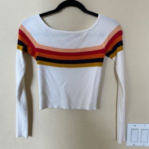 Lottie Moss long sleeve cropped shirt